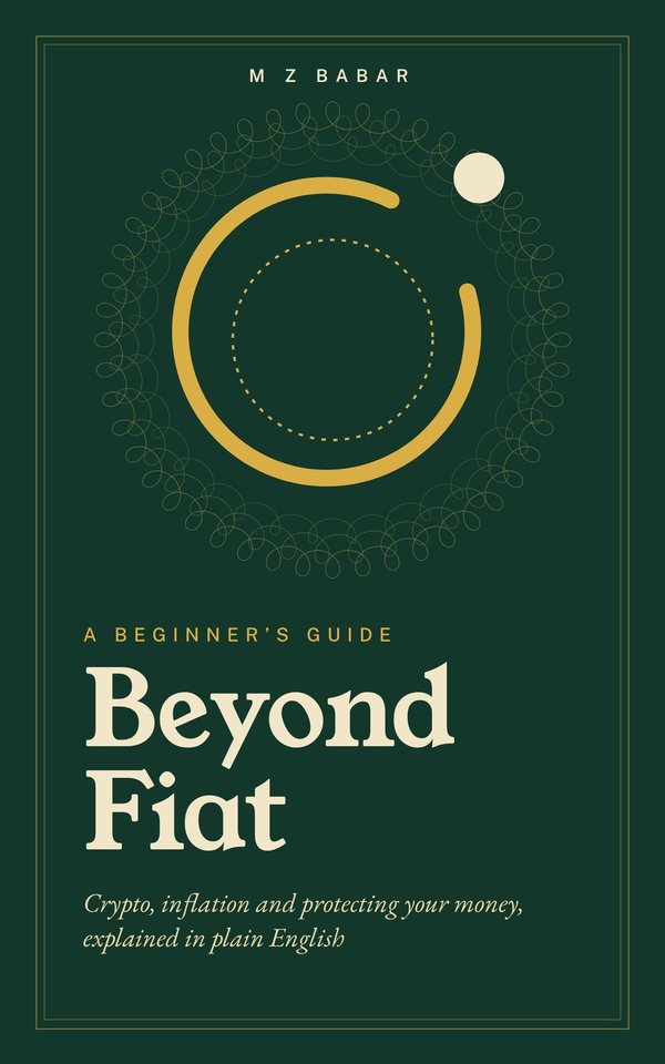Beyond Fiat book cover by M Z Babar